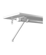 Knape Vogt White John Sterling Rp0042Bwt Adjustable Steel Shelf And Rod Bracket