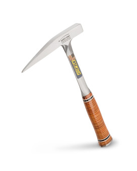 Estwing Rock Pick 13 Oz Geological Hammer With Smooth Face Genuine Leather Grip E13P