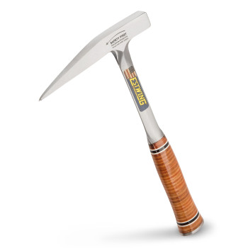 Estwing Rock Pick 13 Oz Geological Hammer With Smooth Face Genuine Leather Grip E13P