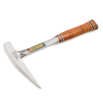 Estwing Rock Pick 13 Oz Geological Hammer With Smooth Face Genuine Leather Grip E13P