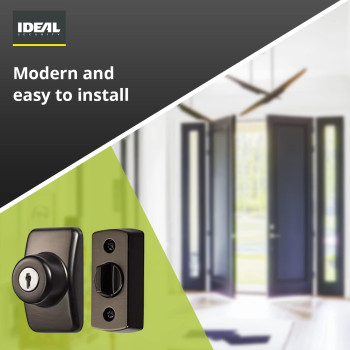 Ideal Security Skglkorb Gl Keyed Deadbolt For Storm And Screen Doors Easy To Install Oil Rubbed Bronze