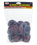 Iit 82039 80 Grit 2 Roll Lock Sanding Discs 50 Pc