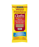 Minwax Wood Finishing Cloths 308200000 8 Count Natural Oak