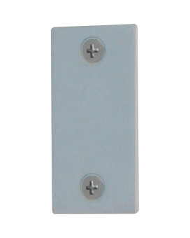 Primeline U 9520 Steel Door Edge Hole Filler Plate 1 In Gray Finish Single Pack