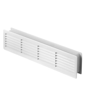 440Mm X 120Mm 18 X 5 Inch Two Sided White Door Air Vent Grille Door Vent Register For Interior Door Bathroom Bedroom