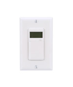 Woods 59020 In Wall Digital 7Day Programmable Timer 125Volt 60Hertz 64Amp Resistive 800Watt Tungsten 800 Va Balla