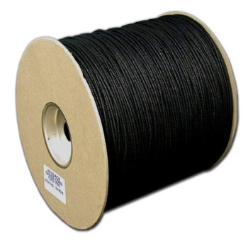 Tw Evans Cordage 344404U6 Number4 18Inch Black Cotton Shade Cord 200Yard Unglazed