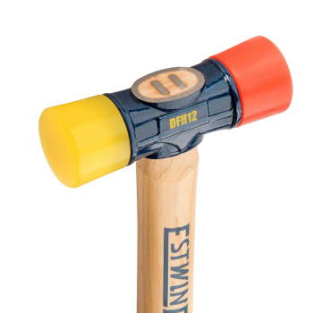 Estwing Dfh12 Red And Yellow Rubber Mallet Hammer 12Ounce