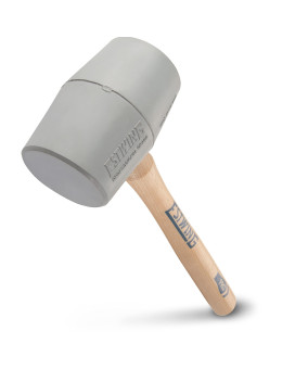 Estwing Dh18N 18 Oz Nomar Deadhead Rubber Mallet Wood Handle Gray