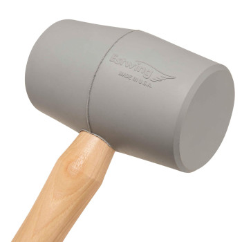 Estwing Dh18N 18 Oz Nomar Deadhead Rubber Mallet Wood Handle Gray