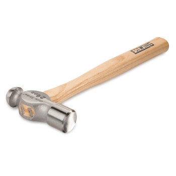 Estwing Sure Strike Ball Peen Hammer 24 Oz Metalworking Tool With Forged Steel Head Hickory Wood Handle Mrw24Bp