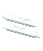 Primeline F 2734 Tilt Latch Pair White Plastic Construction Springloaded Snapin 1 Pair