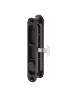 Primeline A 202 Diecast Black Flush Sliding Screen Door Latch Single Pack