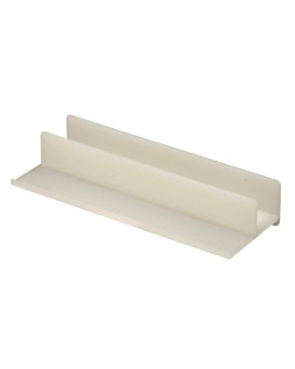 Primeline M 6221 58 In Channels Plastic Construction Sliding Shower Door Bottom Guide Single Pack White