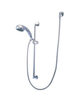 Kingston Brass Kxk1801W1 Designer Trimscape Made To Match Shower Combo Polished Chrome 265 X 919 X 344