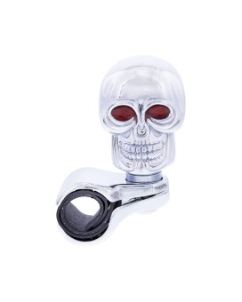 United Pacific Chrome Die Cast Skull Steering Wheel Spinner Suicide Knobuniversal Bracket 70113