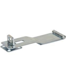 Hillman 851396 4.5 in. Swivel Staple Safety Hasps Zinc Plated