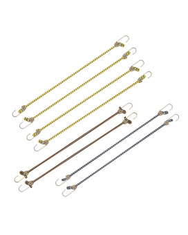 Keeper 10 Mini Bungee Cords In Assorted Colors 8 Pack