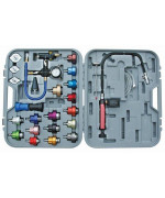 Atd Tools 3301 27Piece Master Cooling System Pressure Test And Refill Kit