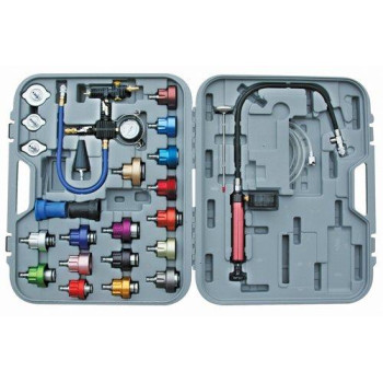 Atd Tools 3301 27Piece Master Cooling System Pressure Test And Refill Kit