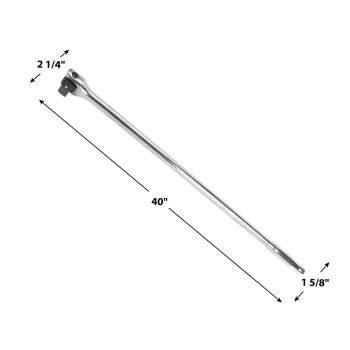 Performance Tool W31110 1Inch Drive Heavy Duty 40Inch Breaker Bar With 180 Degree Swivel Head