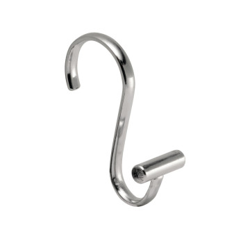 Idesign Metal Tbar Shower Curtain Hooks Set Of 12 Chrome 12 Count