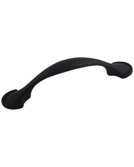 25 Pack Cosmas 6632Fb Flat Black Cabinet Hardware Handle Pull 3 Inch 76Mm Hole Centers