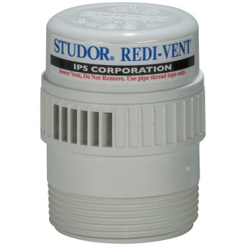 Studor 20381 Redivent Air Admittance Valve With Recessed Box And Grill White