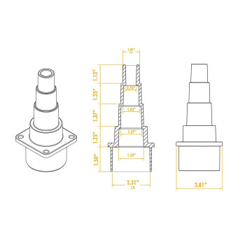 Workshop Wetdry Vacs Vacuum Adapter Ws25007A 212Inch Universal Wetdry Shop Vacuum Adapter Is An Ideal Shop Vacuum Accessory