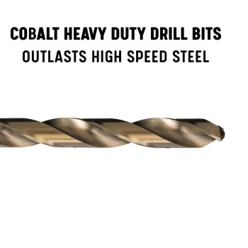 Drill America Daco30P12 30 Cobalt Heavy Duty Drill Bit Pack Of 12 Daco Series