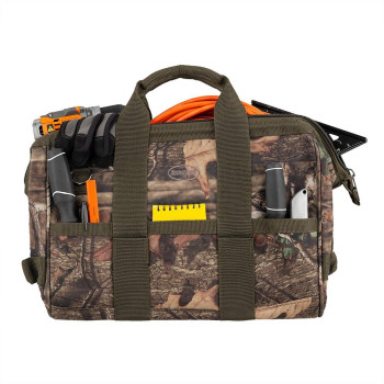 Bucket Boss Camo Gatemouth Tool Bag In Mossy Oak Camo 85016 15 Litersmossy Oak Camo