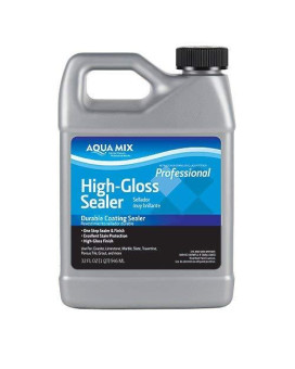 Aqua Mix High Gloss Durable Coating Sealer Quart 32 Oz