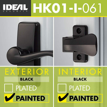 Ideal Security Handle Set With Latch And Keyed Deadbolt Screen Door Handle Storm Door Handle Black