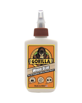 Gorilla Wood Glue 4 Ounce Bottle Natural Wood Color Pack Of 1