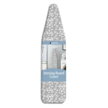 Whitmor Scorch Resistant Ironing Board Cover And Pad Grey Swirl