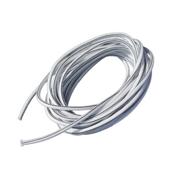 12 X 100 White Shock Bungee Rubber Rope Stretch Cord Woven Jacketed