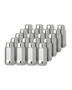 Dpaccessories 20 Chrome 14X15 Closed End Xl Bulge Acorn Lug Nuts For Custom Wheels D3318230520