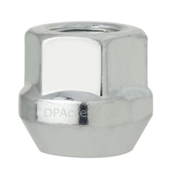 Dpaccessories Silver Lug Nuts 71620 Open End Bulge Acorn Cone Seat 34 Hex 20 Pack D2121230820