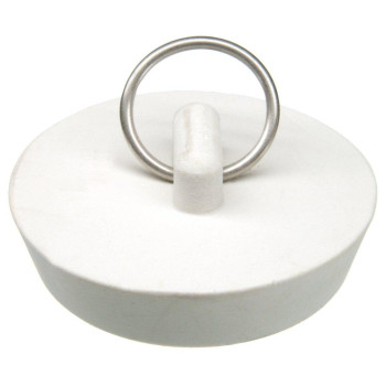 Danco 134Inch Rubber Drain Stopper White Carded 88272