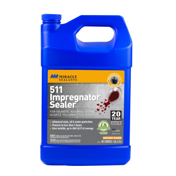 Miracle Sealants 511Gal4 511 Impregnator Sealer Gallon Clear 128 Fl Oz