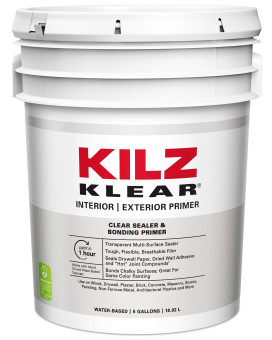 Kilz Klear Primer Interiorexterior Clear 5 Gallon