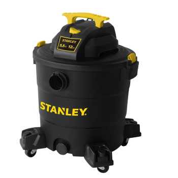 Stanley 12 Gallon 55 Peak Hp Wetdry Vacuum 3 In 1 Shop Vacuum Blower 178X6 Hose Range For Garage Carpet Clean Workshop