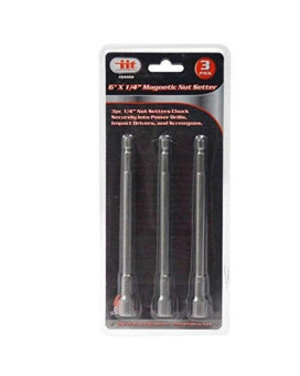 Iit 64462 6Inch X 14Inch Magnetic Nut Setters 3Pack