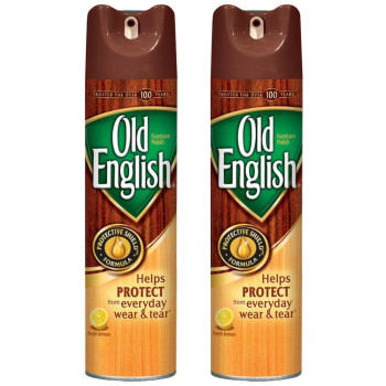 Old English Furniture Polish Spray Lemon 1250 Oz Pack Of 2