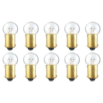 Cec Industries 6251 Bulbs 6 V 5 W Ba9S Base G45 Shape Box Of 10