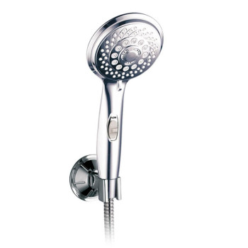 Hotelspa 7Setting Aquacare Series Spiral Handheld Shower Head Luxury Convenience Package With Pause Switch Extralong Hose Plu