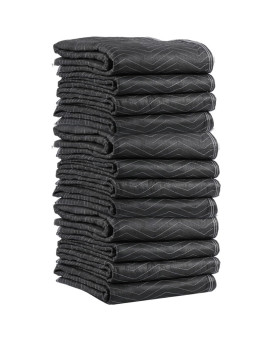 Us Cargo Control 65 Lbdozen 80X72 Large Heavy Duty Moving Blanket Mbdeluxe65 Econo Deluxe 12Pack