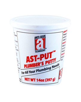 Astput 25201 Plumbers Putty Professional Grade Tan 14 Oz Tub