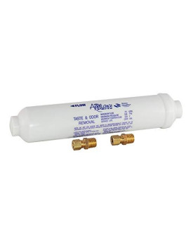 Ezflo 10 Inch Line Water Filter Brass 14 Inch Mip X 716 Inch Compression Adapters 1500 Gallon Capacity 60461N