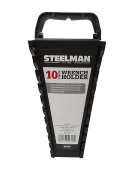 Steelman Universal 10Tool Wrench Holderorganizer For Mechanics Conforming Slots Handle For Carrying Or Hanging Garage Storag